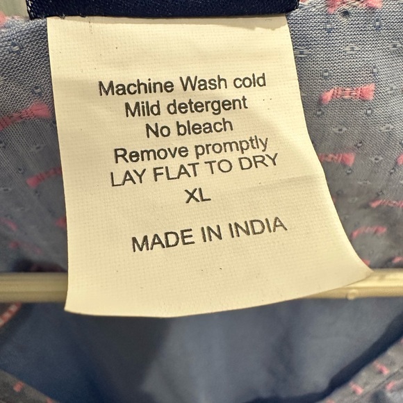 Blue Dress with Pink Stitching - NWT! - Picture 3 of 6